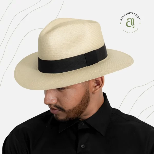Panama Montecristi Hat Borsalino Style Ecuador