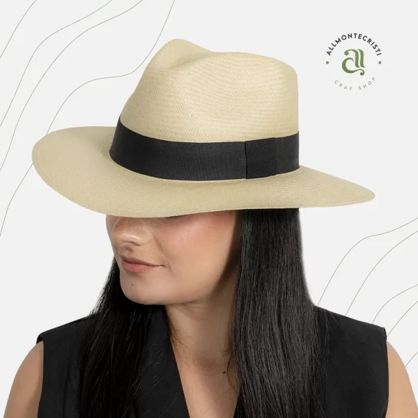 Panama Montecristi Hat Borsalino Style Ecuador