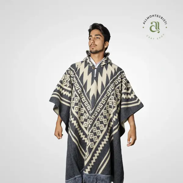 Poncho Alpaca Quechua Legacy Ecuador for men
