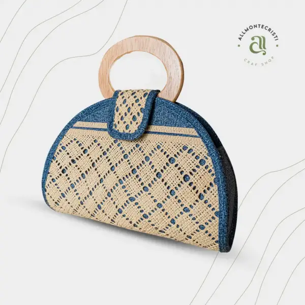 Handbags Toquilla Straw Ventilated Total Denim Collection