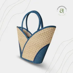 Handcrafted Toquilla Straw Bag Jean Collection