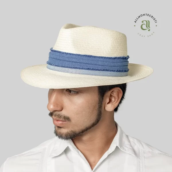 Panama Hat Fedora Toquilla Jean Band for men