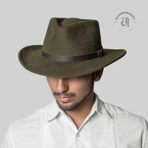 Hat Western Dallas Stetson Felted Olive Green for men