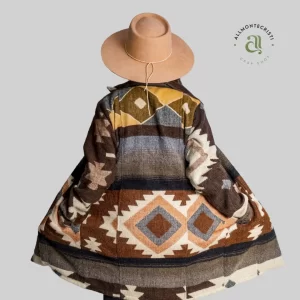 Jacket Baby Alpaca Native Aztec Women